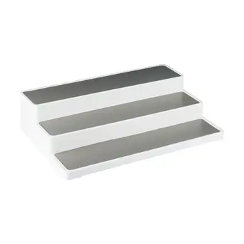 

Layered Storage Holders Racks Cosmetic Condiments Are Arranged In Different Layers On Shelves