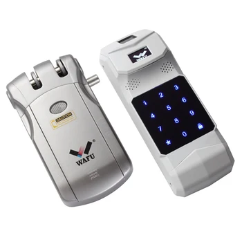 

Stable Easy Install Door Intelligent Invisible Touch Security Zinc Alloy Remote Control Home Electric Lock Mini Keyless Wireless