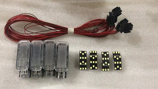 Светодиодный фонарь для ног CHESHUNZAI VW CC / Sagitar magotan Tiguan Touran Golf 6|led foot|foot ledfoot lamp |