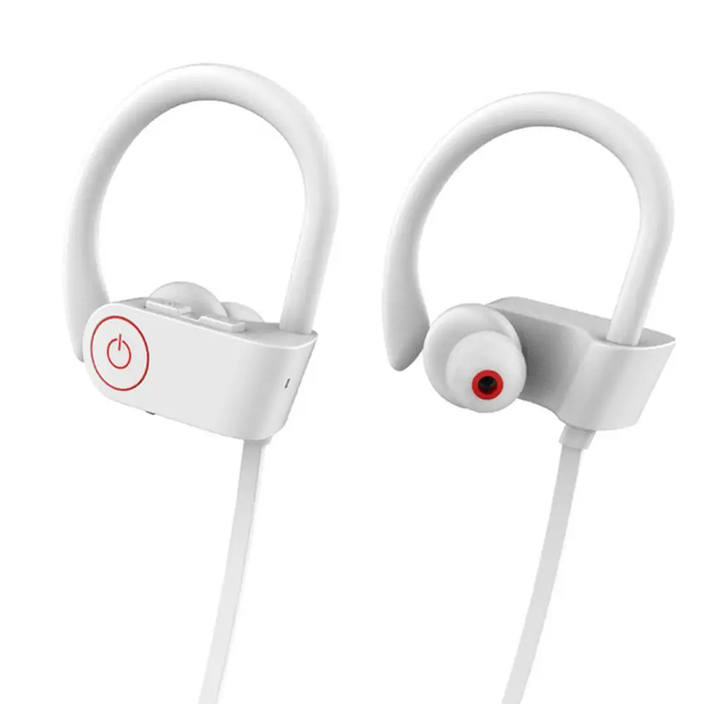 A8 водонепроницаемые наушники-вкладыши Bluetooth бас беспроводные наушники крючок спортивные наушники