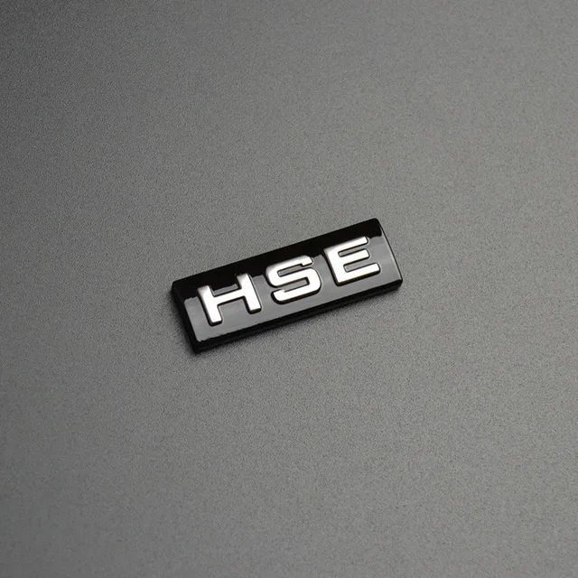HSE Барная Эмблема для Range Rover VELAR письмо автомобильный Стайлинг багажник логотип наклейка для P250 P300 P380 P400e D180 D240 D300 S SE HSE R-DYNAMIC - Цвет: HSE