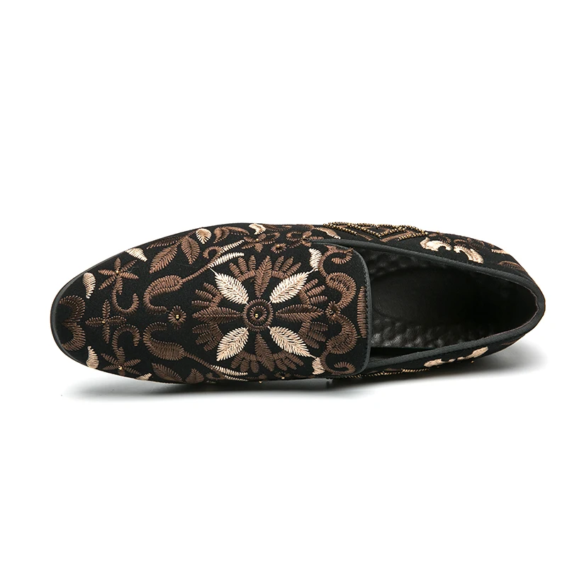 Embroidery designer men formal leather shoes italian luxury vintage wedding male dress footwear elegant new oxford shoes for men (3)