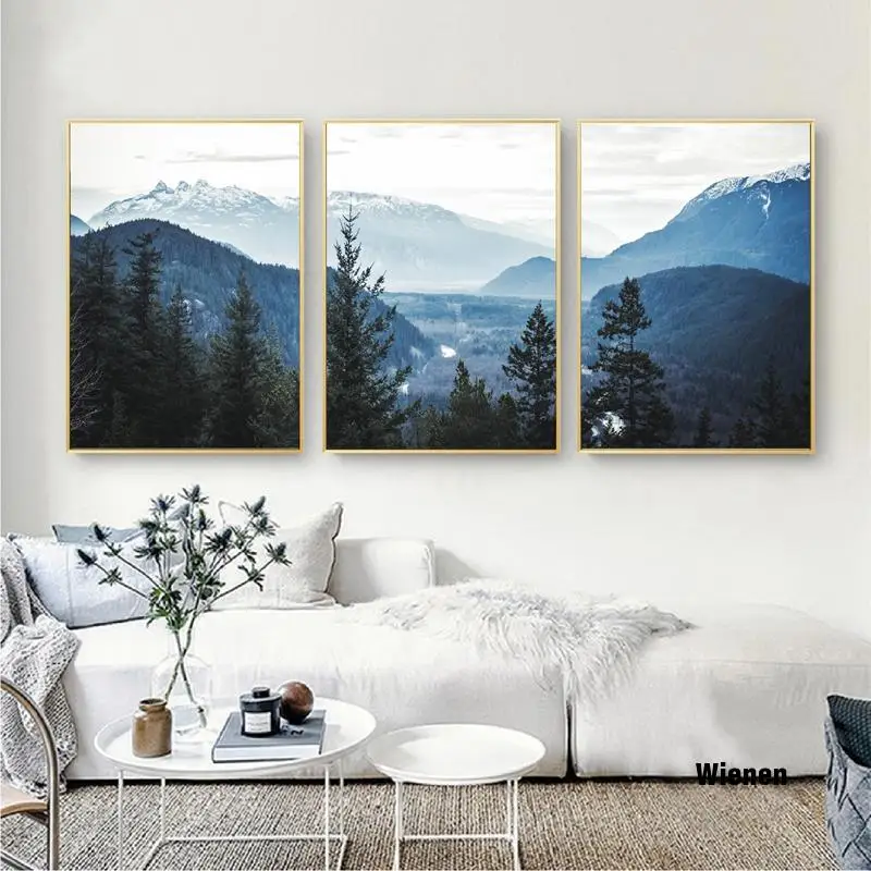 Настенная Картина на холсте в скандинавском стиле | Дом и сад