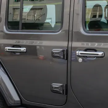 

10Pcs Door Handle Cover Exterior ABS Trim Decor For Jeep Wrangler 2018 JL Parts