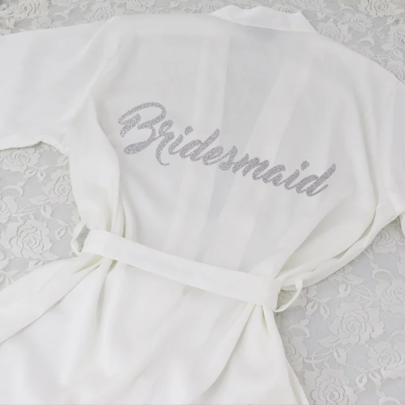 白色 Bridesmaid