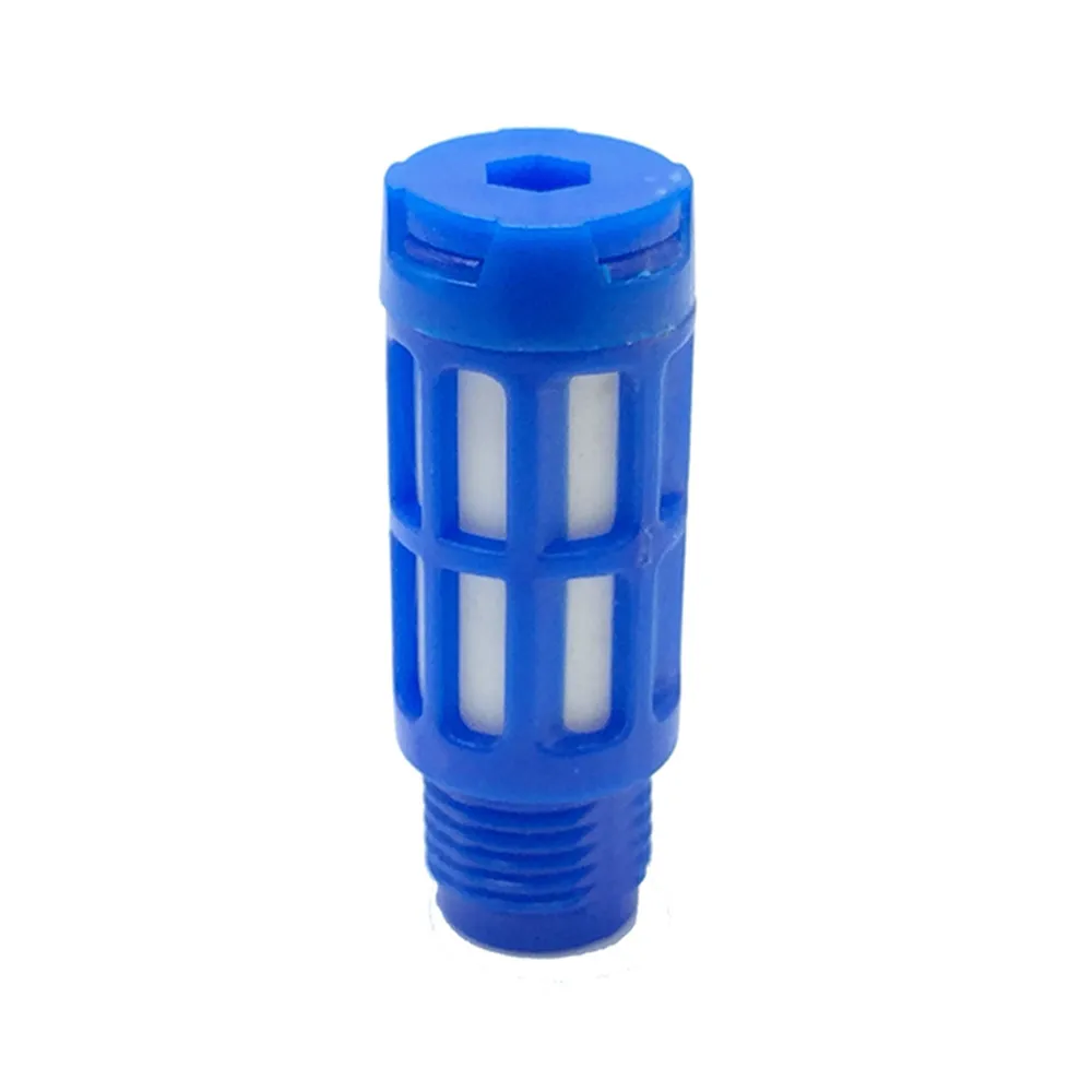 Pneumatic Muffler Full Copper Solenoid Valve Muffler Long muffler iron copper plated