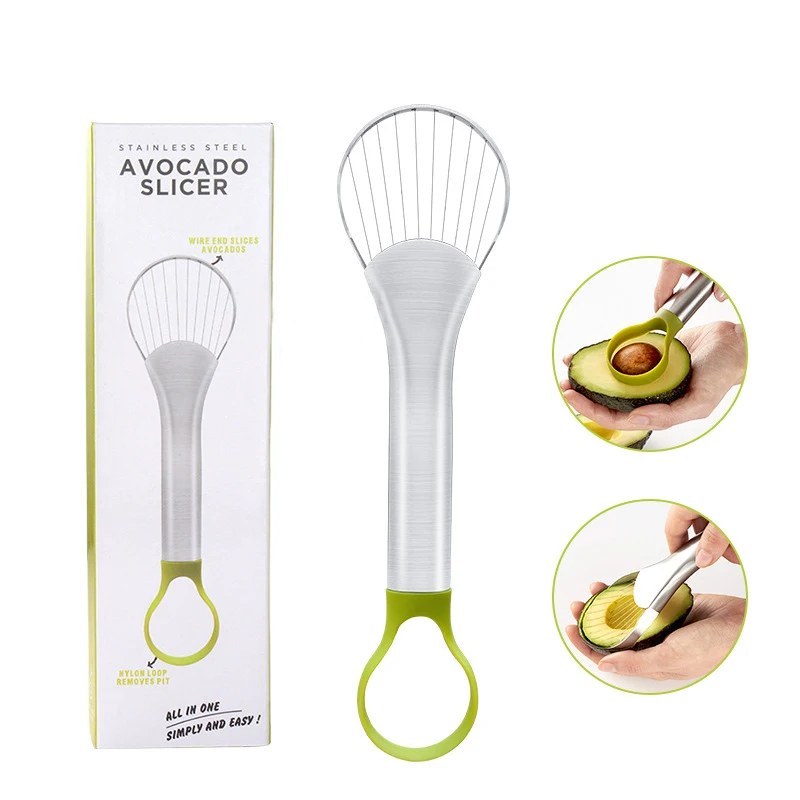 Avocado Scraper Нержавеющая сталь авокадо скребок Denuclear сепаратор авокадо режущий нож для авокадо гаджет Kichen аксессуары для дома - Цвет: Avocado Scraper