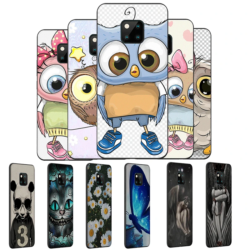 Чехол для телефона huawei Honor Y6 Y7 Y9 Prime 2018 2019 чехол сова подарок влюбленных | Мобильные