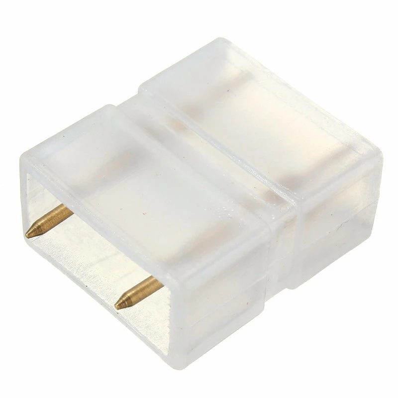 2 Pin бесшовных разъем подключения пайки 8 мм/10 мм для 5050/3014/2835/5730 светодиодный