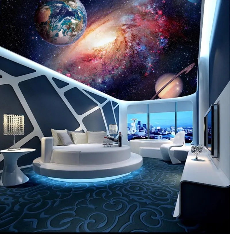 

Custom ceilings Star sky mural ceiling mural 3d ceiling murals wallpaper