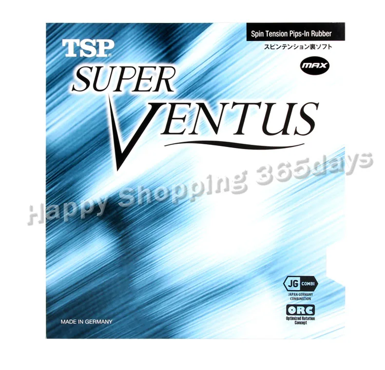 TSP SUPER VENTUS Table Tennis Rubber (Spin Tension, Made in Germany
