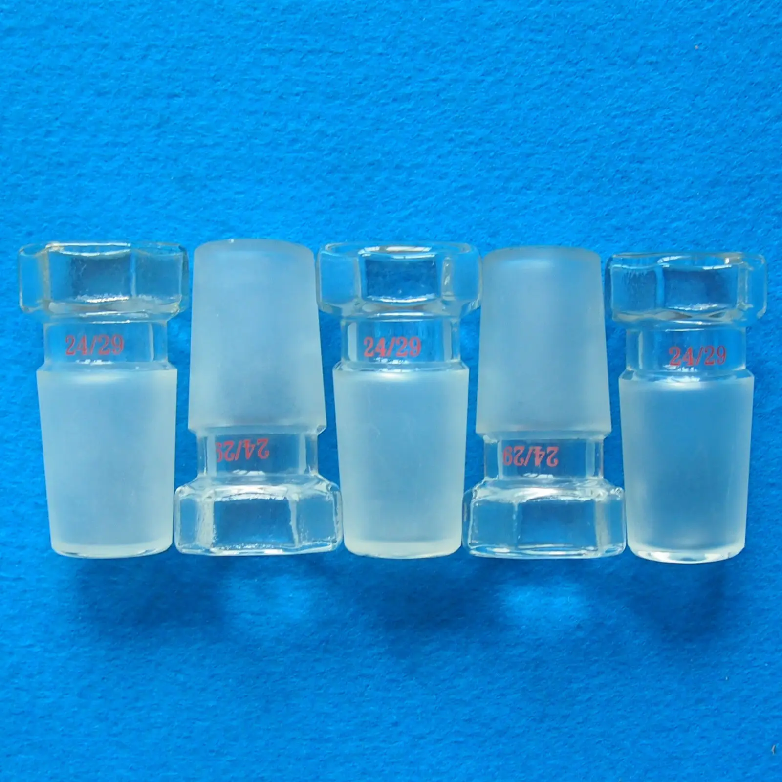 24/29,Glass Stopper,5 Pcs/Lot,Hexagonal Plug,Laboratory Chemical Glassware
