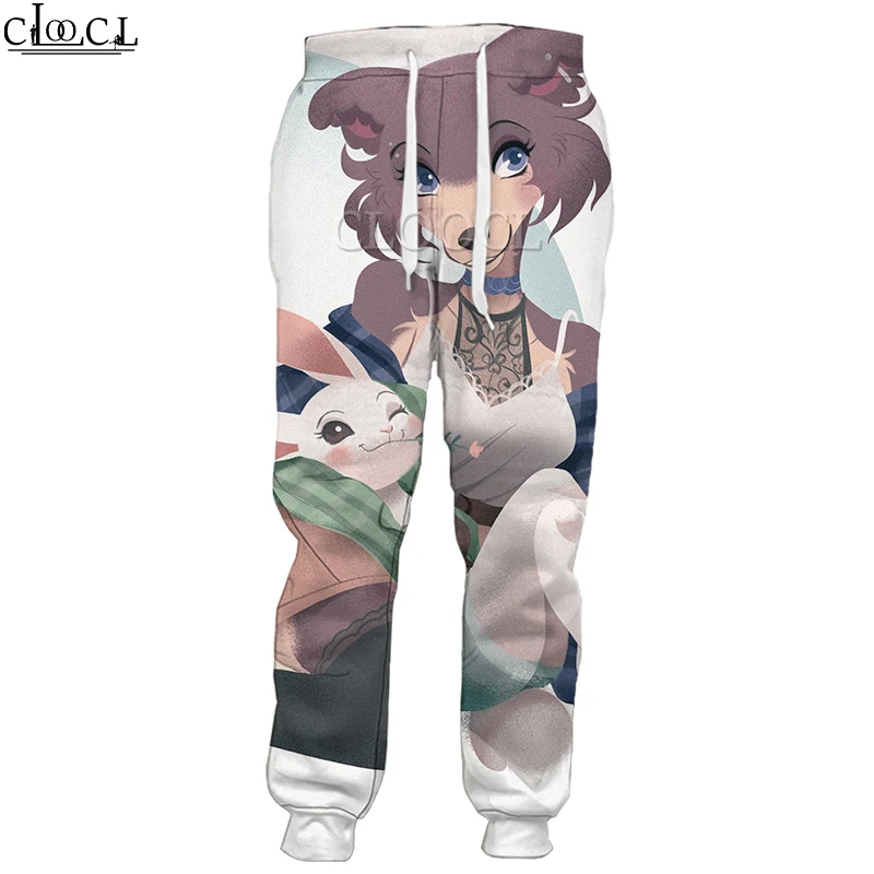 

CLOOCL Cartoon Anime BEASTARS 3D Print Women Men Pants Harajuku Elastic Band Casual Unisex Gym Sport Fashion Hip Hop Trousers