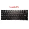 Laptop US RU Keyboard For Irbis NB11 NB34 English Russia Black Without Frame New ► Photo 2/4