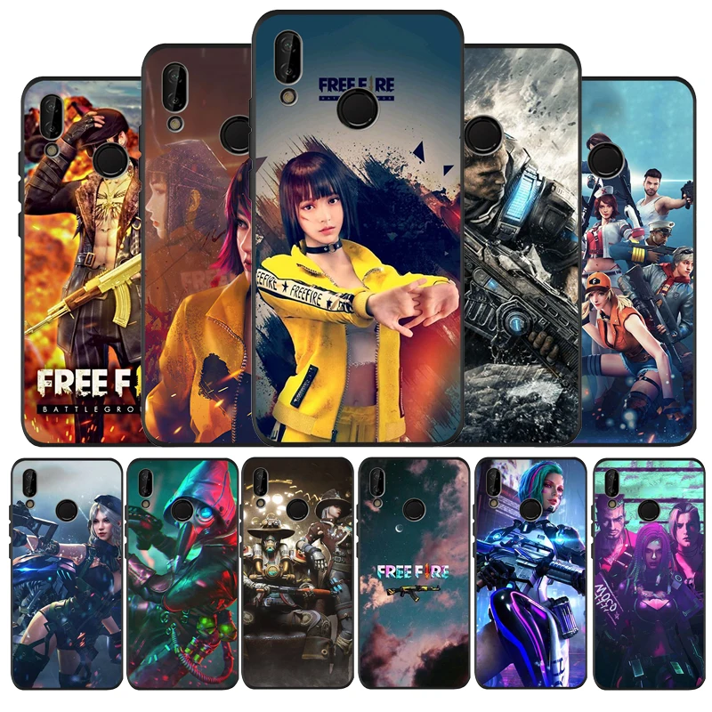 Чехол Free Fire для телефона Honor 8X 9 8 10 20 30 Lite Pro MATE черный мягкий чехол из ТПУ|Бамперы| |