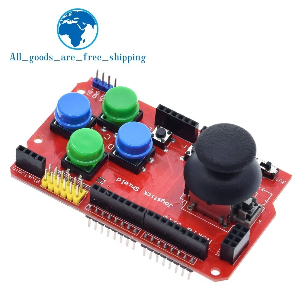 TZT щит джойстика для Arduino Плата расширения аналоговая клавиатура и мышь функция