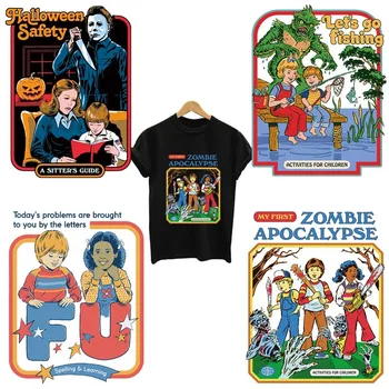 

Summon Demon Satan Fantasy World heat-sensitive patches stripes thermo stickers on clothes applications for clothing flowers