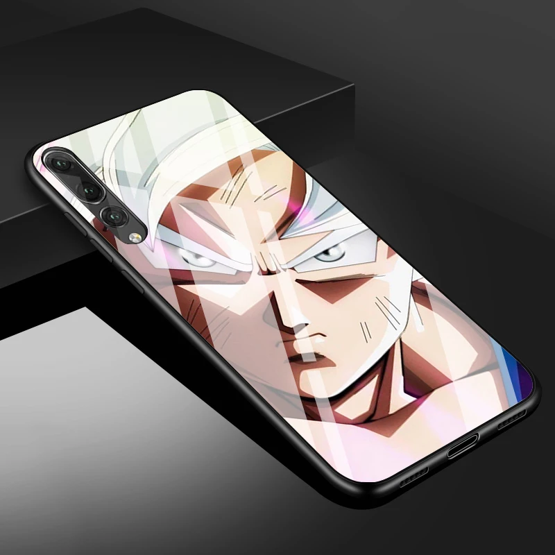 DRAGON BALL Z Super Tempered Glass Phone Case For Huawei P20 P30 lite P20 P30 PRO MATE20 lite MATE20PRO Honor 10