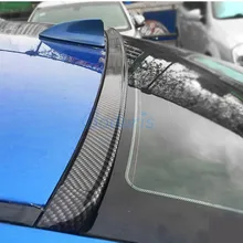 Пластиковая пилочка для ногтей Yaris Vios 1,5 м Универсальная цветная крыша из углеродного волокна спойлер DIY Refit спойлер для автомобиля аксессуары