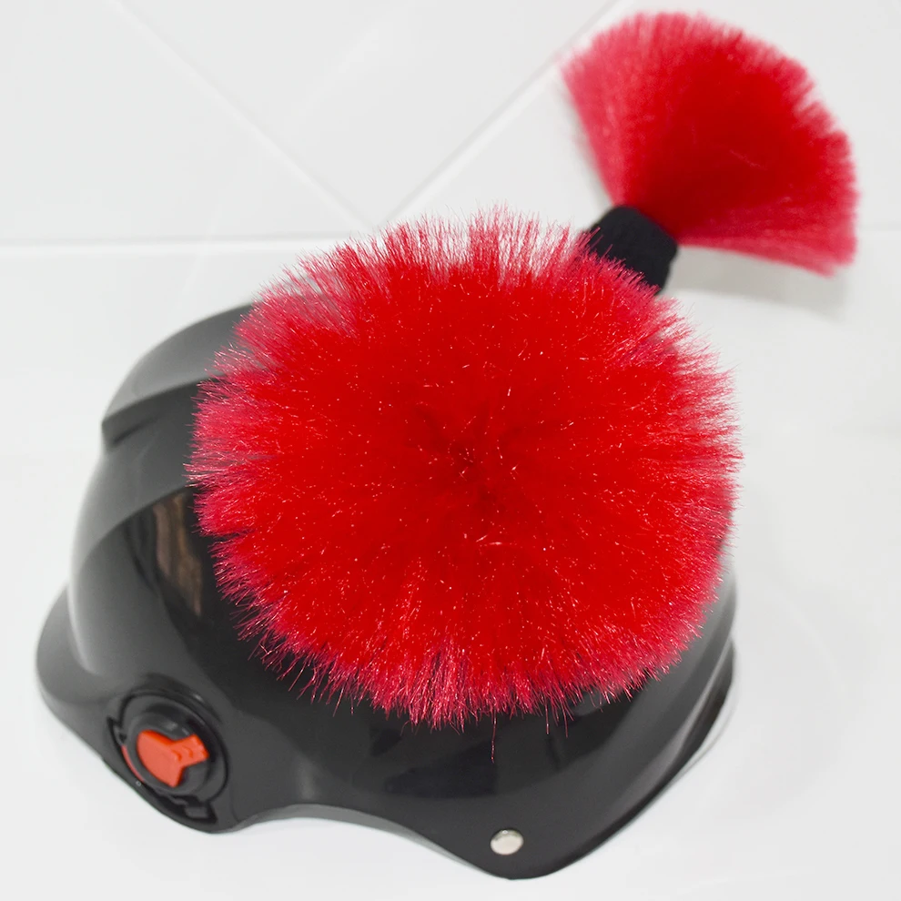 2pcs/pair Motorcycle Helmet Braids Wig Woman Lady Loose Wig Braid Motorbike Helmet Decoration Dirty Punk Ponytail New Arrival