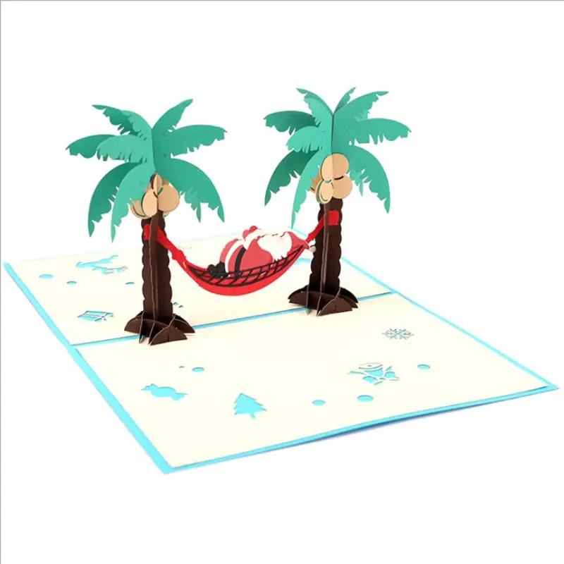  3D Pop Up Greeting Card Handmade Birthday Christmas Holiday Wedding Invitation 72XF - 4000389092872