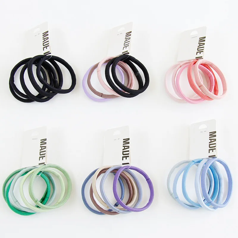 Южная Корея Девушки хипстер контрастный цвет градиент Hairband повязка для волос японский и корейский стиль для завязывания волос Резиновая лента Simpl