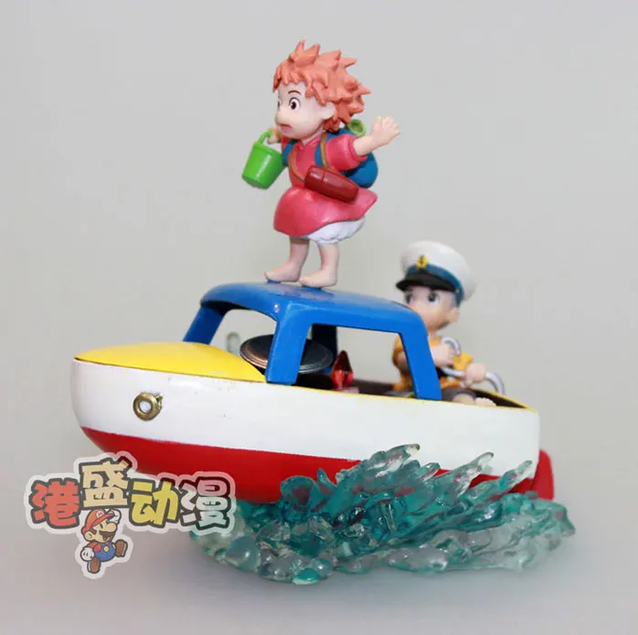 Поп классический аниме Хаяо Миядзаки студия Ghibli Ponyo на скале Ponyo Sosuke/Sousuke на лыжах игрушки