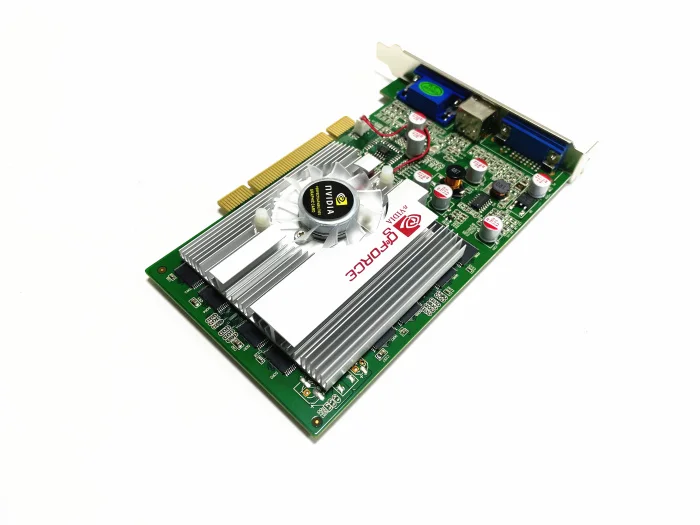 100% High Quality New nVIDIA GeForce FX5500 PCI Graphic Card FX 5500 256MB 128bit DDR VGA / VGA PCI Video Card