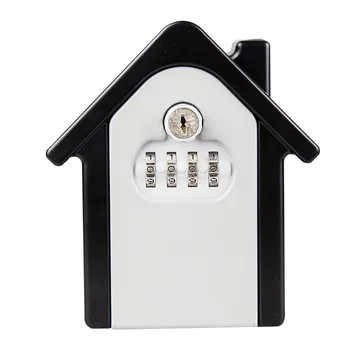 

Hot Sale Key Lock Box with Waterproof Case Wall Mount Metal Password Box for Home Business