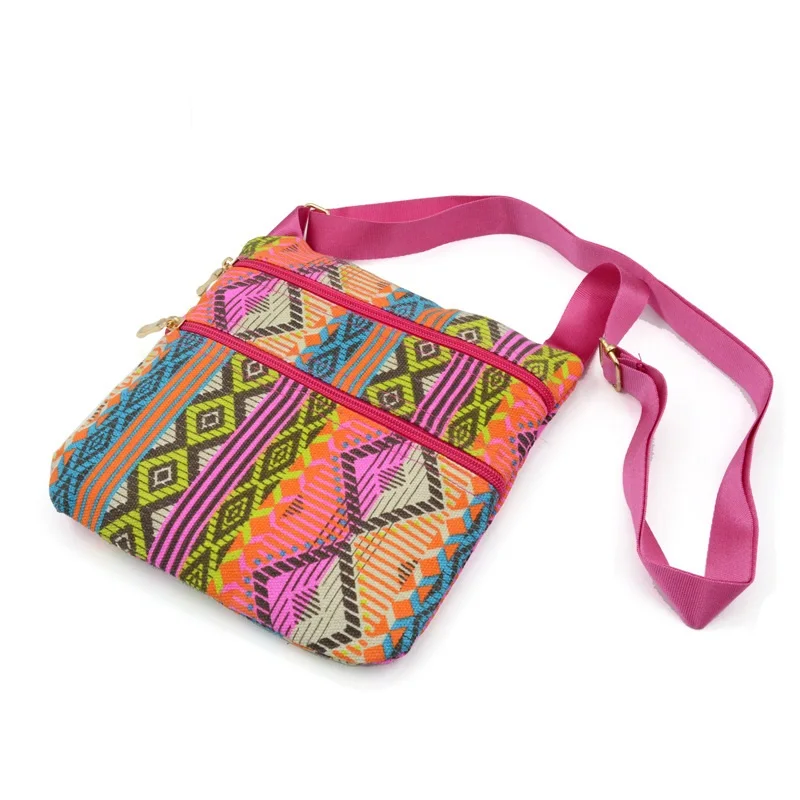

National Wind Children Small Mini Handbag Canvas Messenger Bag Girls Fashion Crossbody Bag Kids Daily Coin Purse Handbag