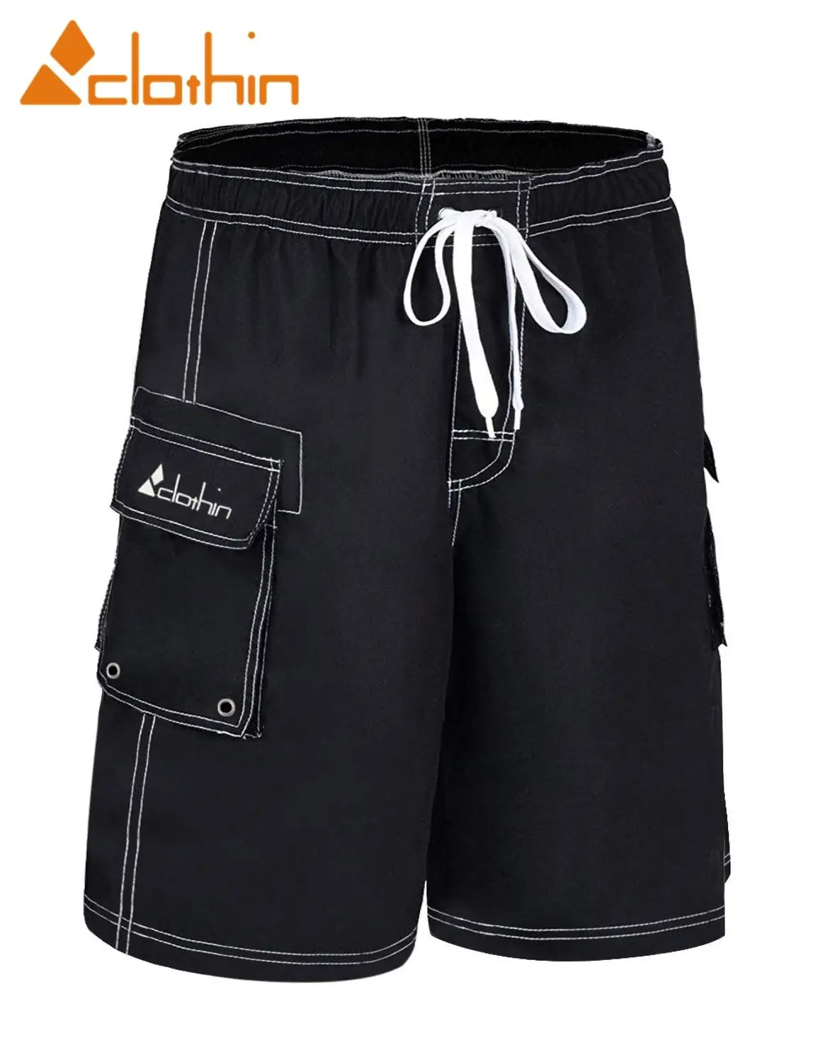 

Clothin Men's Board Shorts Surfing Beach Summer Shorts Printed Quick Dry Trunks For Men CB16107A