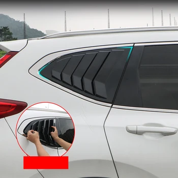 

For Honda CR-V CRV 2017 2018 2019 2020 Car Side Window Louvers Vent Cover Decor Trim ABS Matte Black Accessories 2PCS
