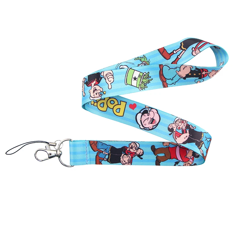 CA620 Popeye ремешок на шею для ключа ID карты мобильного телефона ремни держатель Бейджа DIY висячая веревка шейный ремешок аксессуары