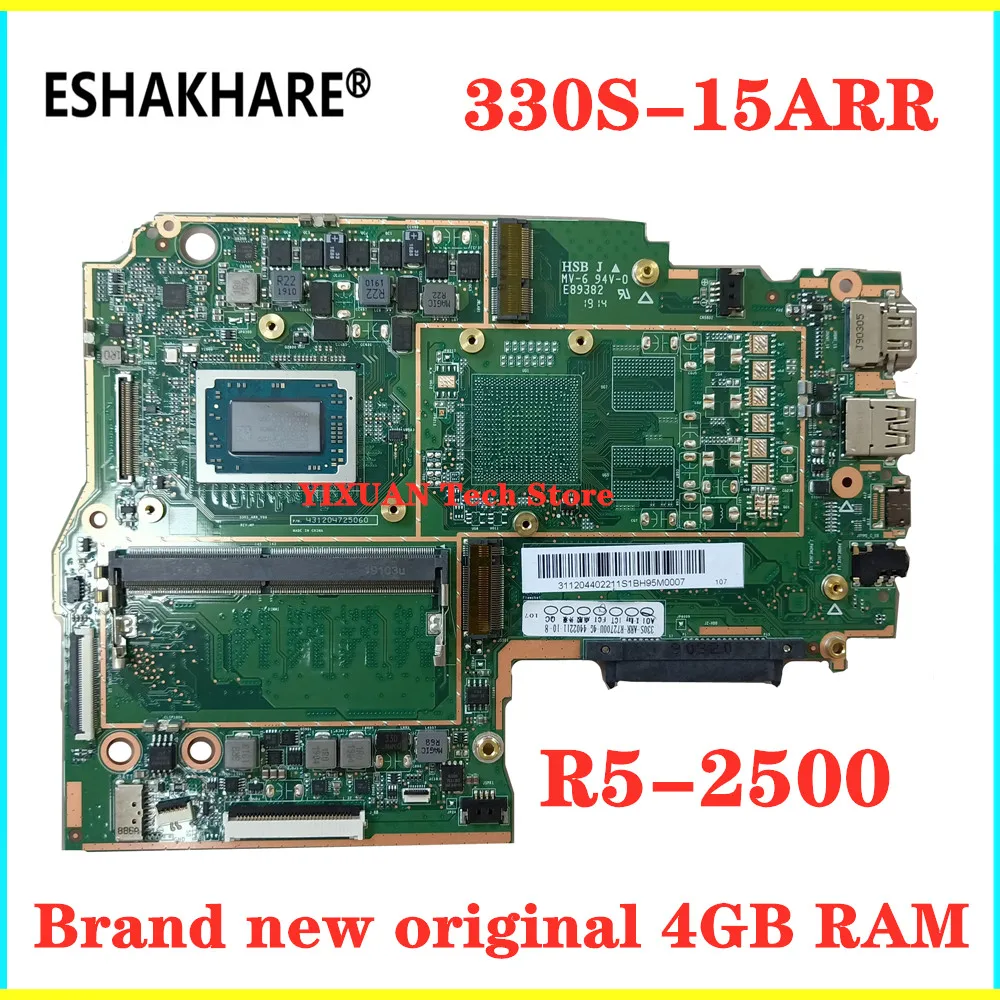Оригинал 100% новый Подходит для Lenovo ideapad 330S-15ARR материнская плата ноутбука 5B20R27416 R5
