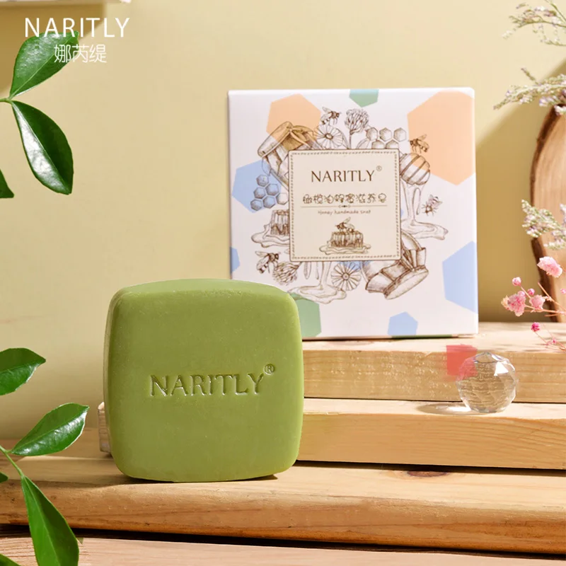 Olive Honey Nourishing Soap Natural Extracts Oily Skin Weakening Blain to Imprint Moisturize Clean Plant Formula Remove Grease | Красота и