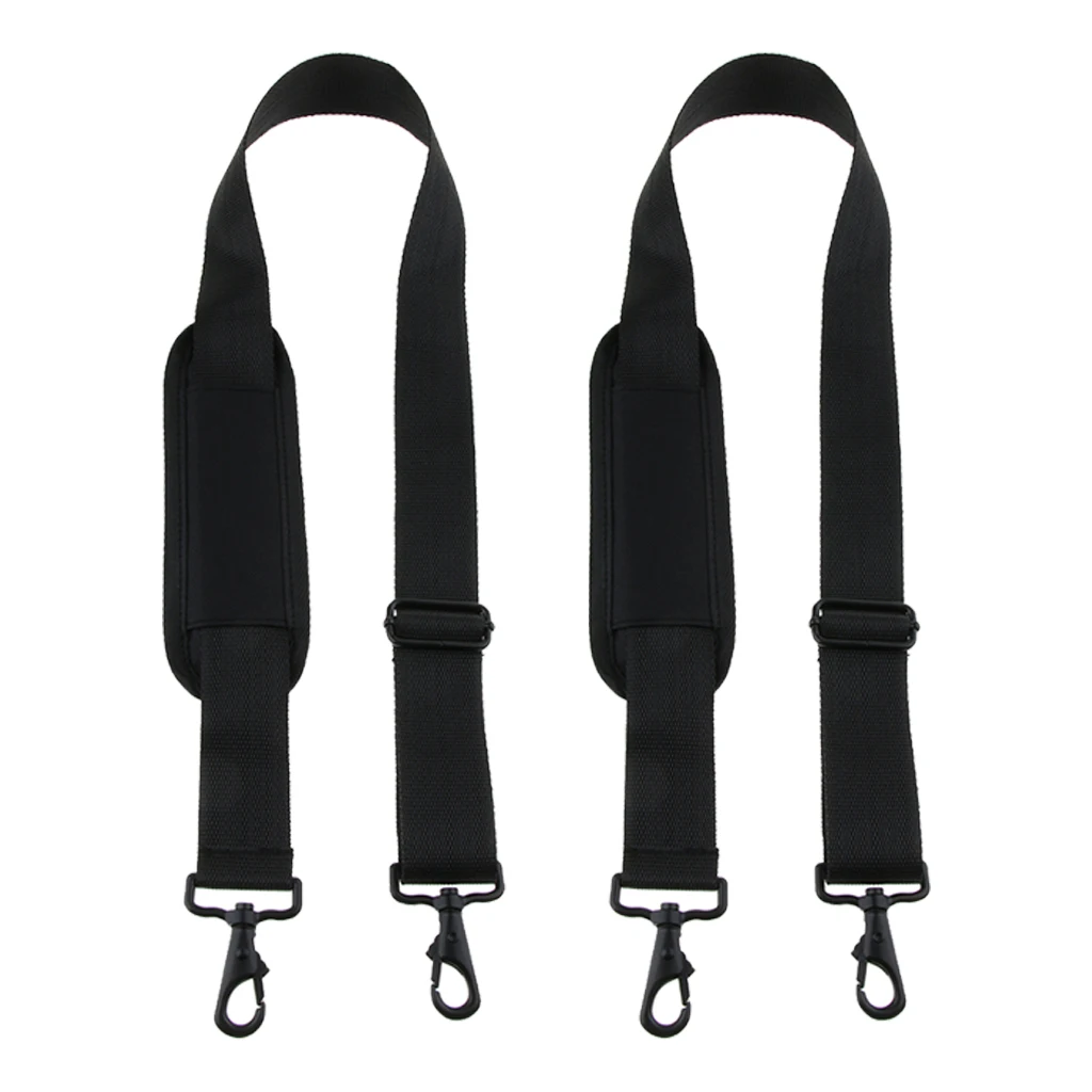 2 Pieces Shoulder Strap Belt for Violin Saxophone Guitar Case Bag 62mm