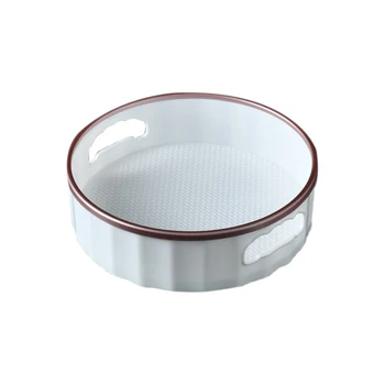 

Seasoning Food Container Home Kitchen Organizer Vegetable Fruits Storage Rack Rotating Turntable For Fridge Countertop
