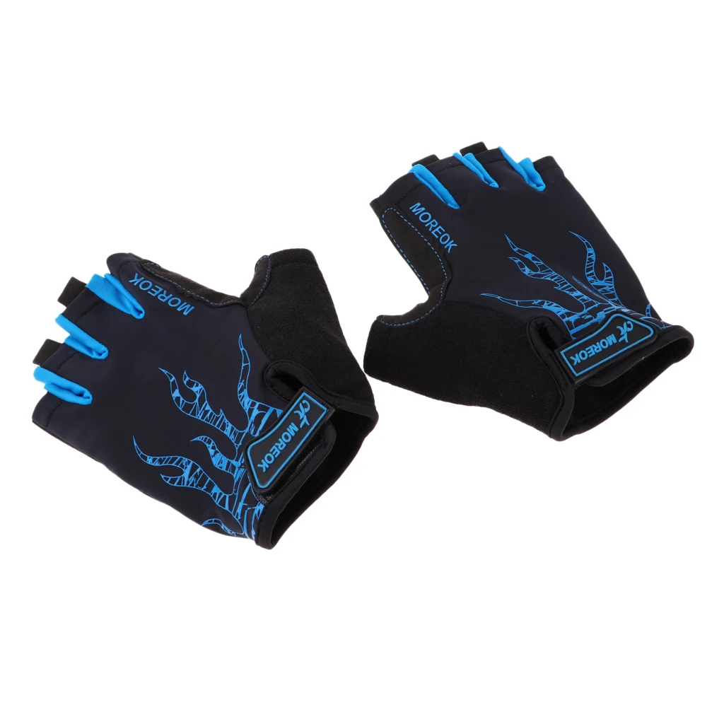 Cycling Gloves with Shock-absorbing Gel Pad Breathable Half Finger Fingerless MTB Mountain Rode Bike Bicycle Riding Gloves M-XL