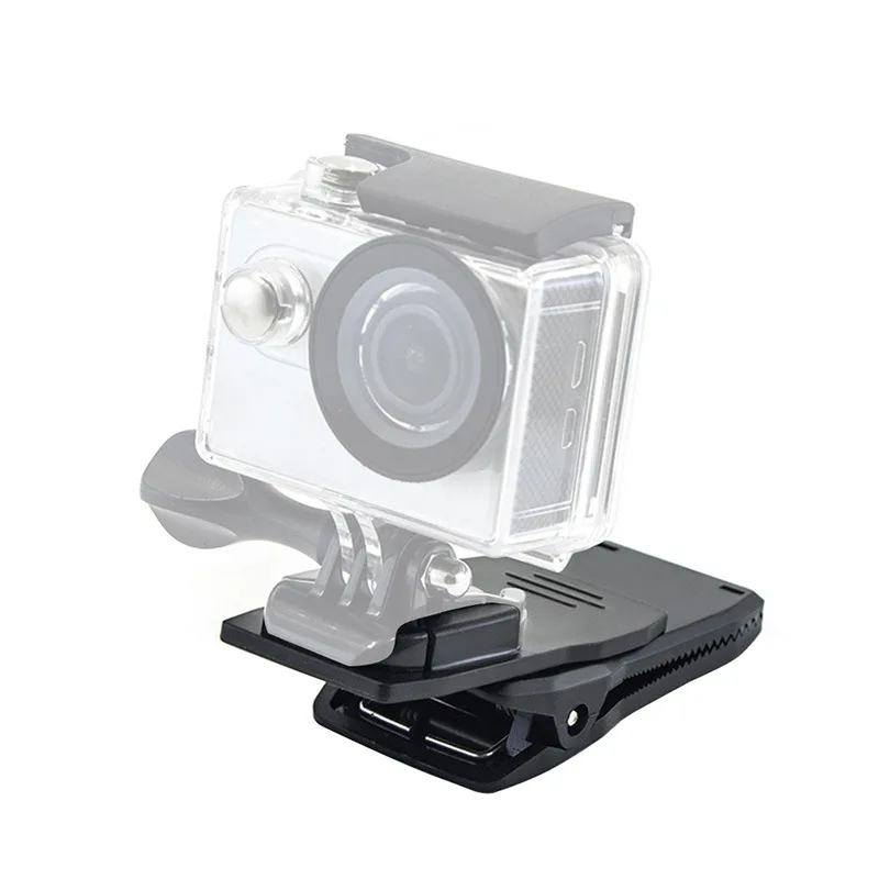 Вращающийся зажим на 360 градусов для GoPro Hero 8, 7, 6, 5, 4, 3+ 3, крепление на рюкзак для экшн-камеры Go Pro, Спортивная Экшн-камера s