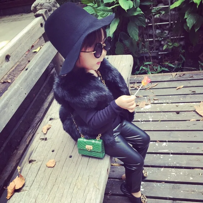 Children's Wear Fashion Fall Autumn Winter faux fur Jacket Kids Girl and boys Waistcoat fox wool vest Fashion Cute coat CT048