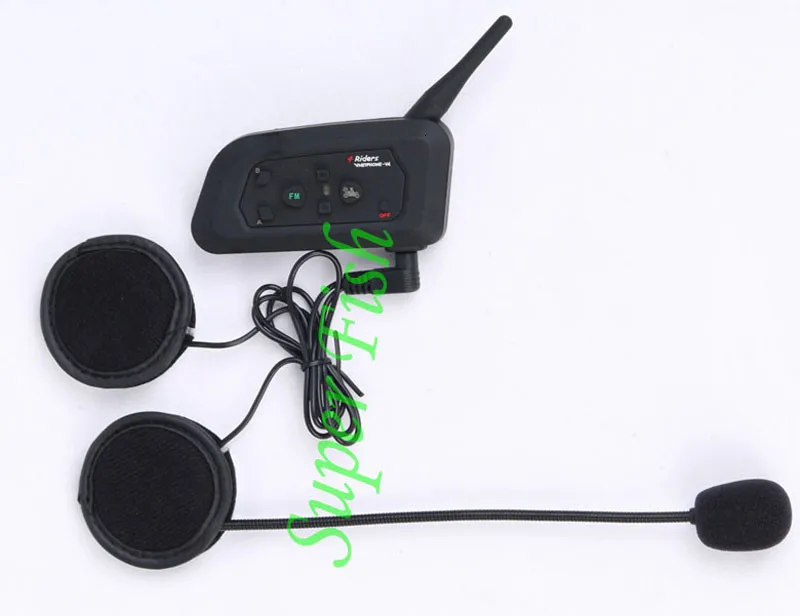 Vnetphone V4 шлем домофон гарнитура 1200 м 4 райдеров Intercomunicador мотоцикл Bluetooth беспроводной домофон с FM радио