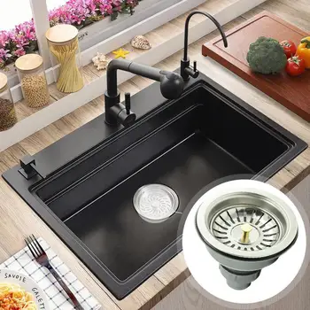 

Bronze Brass 3.5" Kitchen Sink Strainer Stopper Waste Catcher Filter Drain Plug Sink Kitchen Accessories Waste