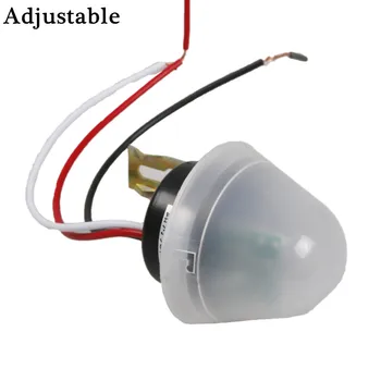 

Adjustable Sensitive Automatic On Off Photocell Street Light Switch Rainproof DC/AC 12V Photo Control Photoswitch Sensor Switch