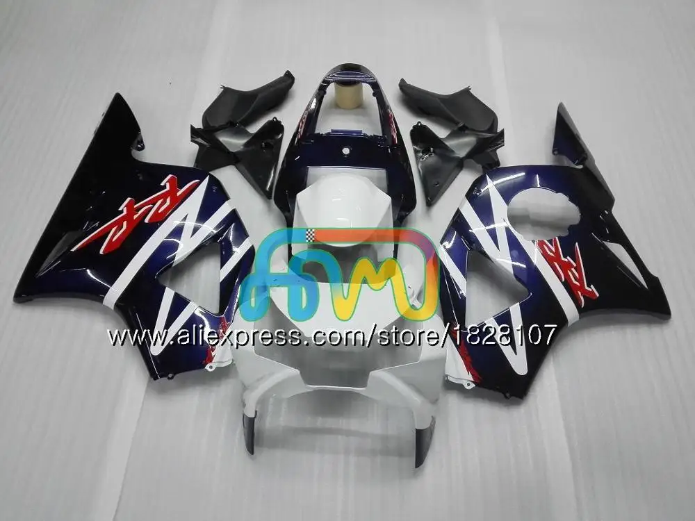 No. 16 Средства ухода за кожей для HONDA CBR 954RR 900RR CBR 900 954 RR 02 03 106BS. 0 CBR900 CBR954 RR CBR954RR CBR900RR 2002 2003 обтекатели синий цвет: черный; популярная модель - Цвет: No. 16