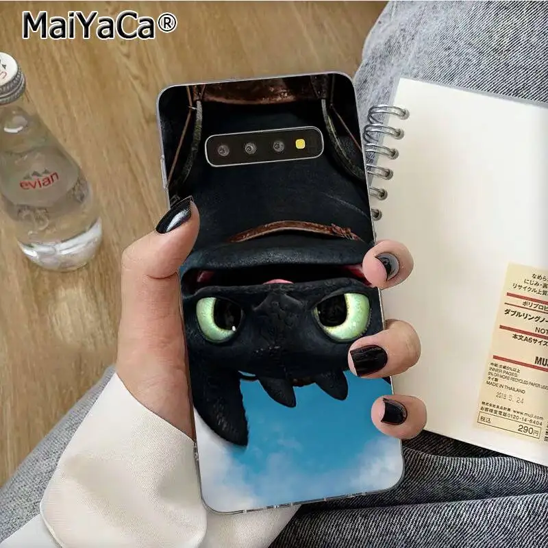 MaiYaCa Беззубый Как приручить дракона чехол для телефона Fundas для samsung S10 E S9 plus S6 edge plus S7edge S8plus S10 plus S5