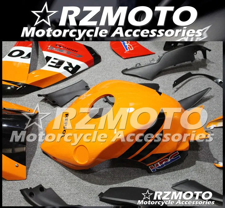 ABS мотоцикл обтекатель комплект для HONDA CBR1000RR 2008-2011 год кузов литья под давлением Магазин № 1066