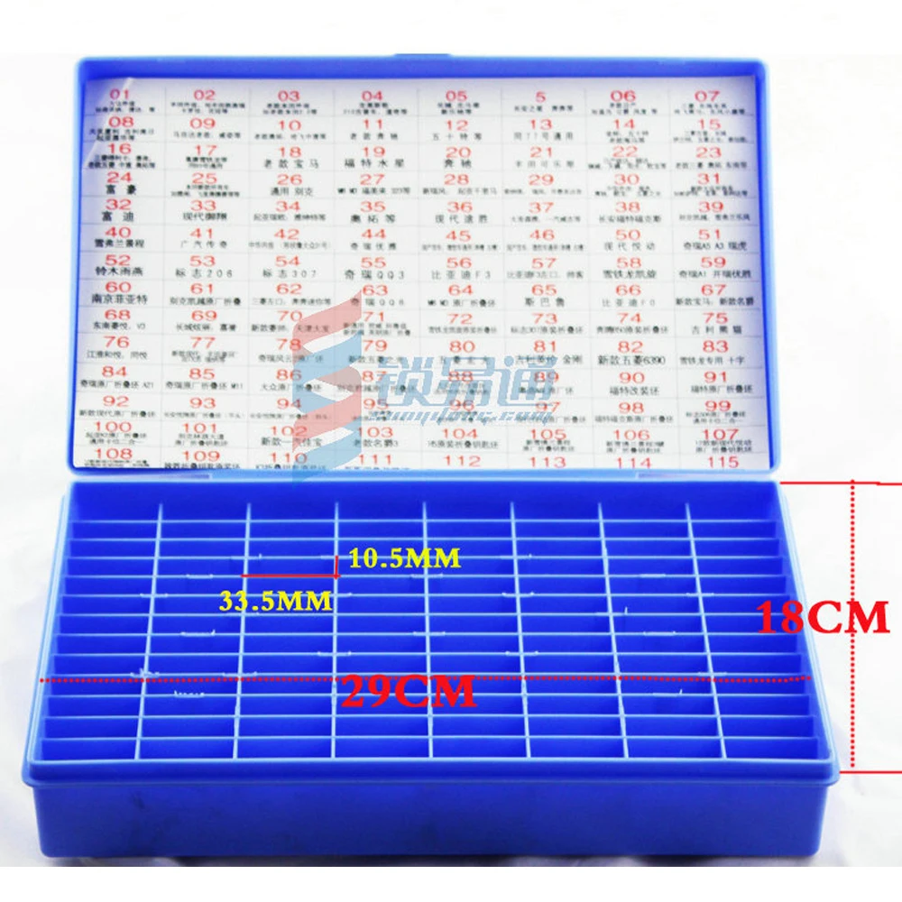 Plastic Locksmith Supplies Locksmith Key Storage Box Plastic Key