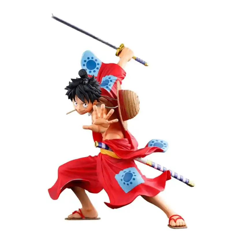 19cm Bandai One Piece Anime Characters Bwfc Monkey D Luffy Smsp Action Pvc Collection Model Toy Anime Figure Toys For Kids Action Figures Aliexpress