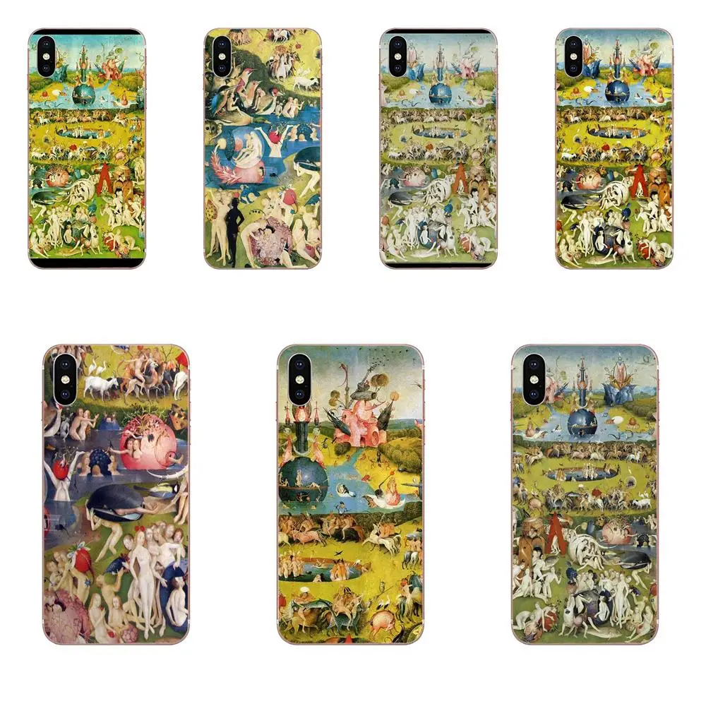 

Garden Of Earthly Delights Soft Stylish Case For Xiaomi Mi3 Mi4 Mi4C Mi4i Mi5 Mi 5S 5X 6 6X 8 SE Pro Lite A1 Max Mix 2 Note 3 4