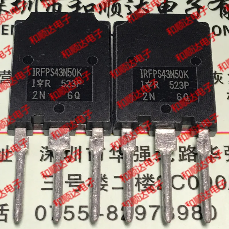 2 шт./IRFPS43N50K-247 500V 43A TO247